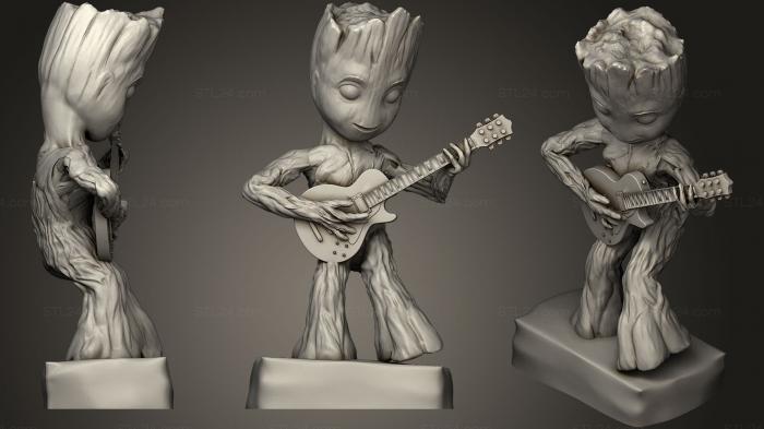 Groot With Guitar
